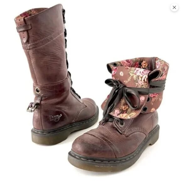 Rare Martens Triumph Massai 1914 Brown Leather Boots